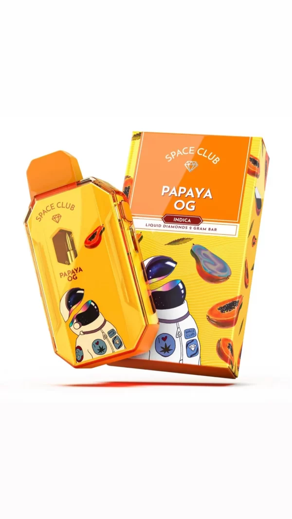 Papaya OG Space Club Disposable 2Gram Liquid Diamonds